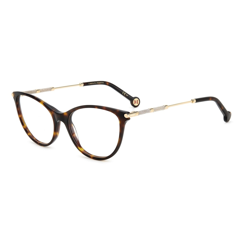 NWT Carolina Herrera HER-0152-086-53 Havana 53mm Eyeglasses